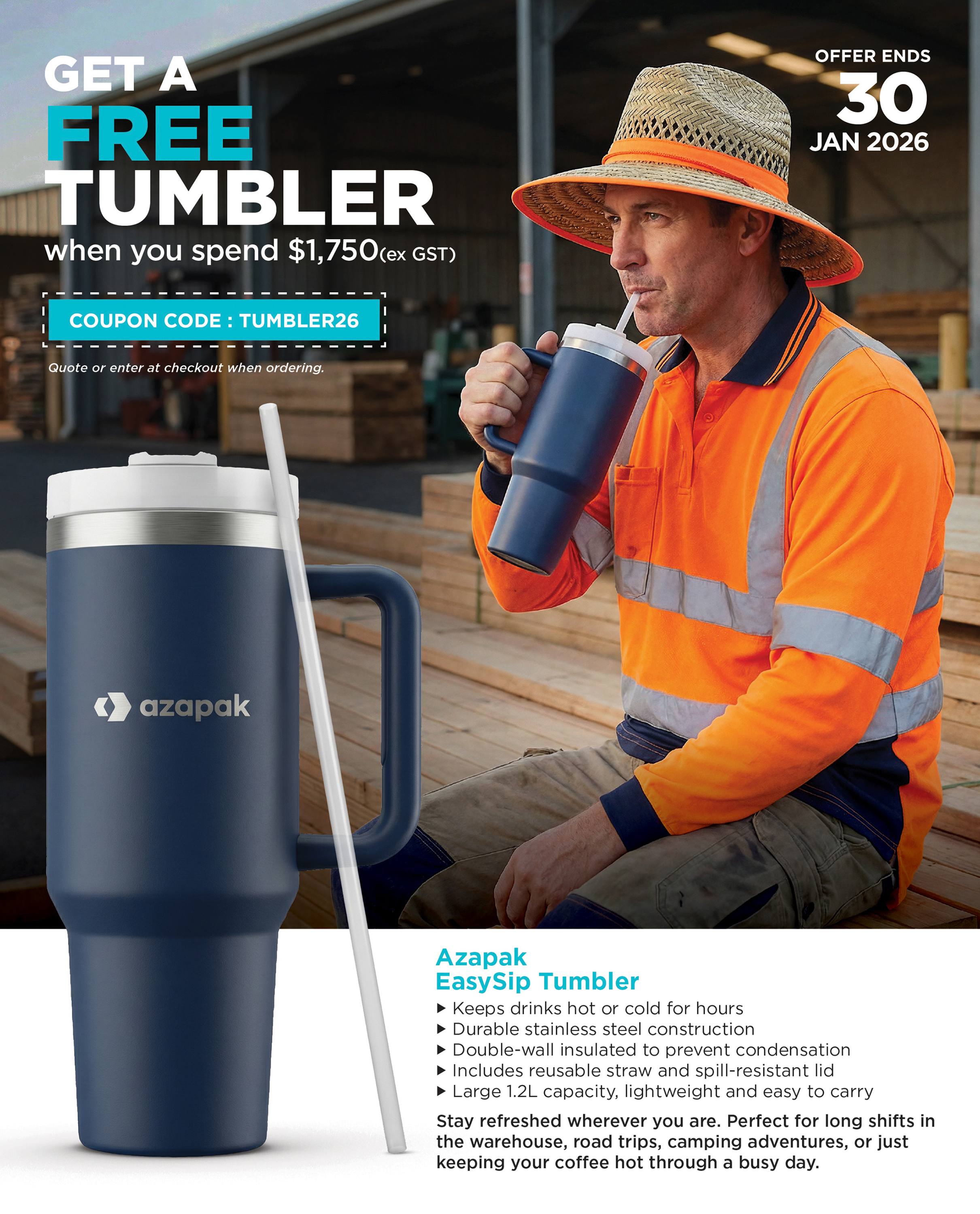 Azapak Tumber Giveaway